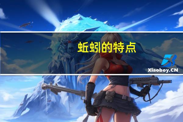 蚯蚓的特点