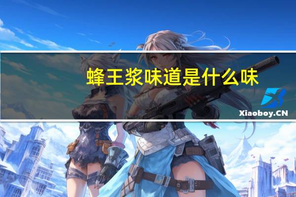 蜂王浆味道是什么味