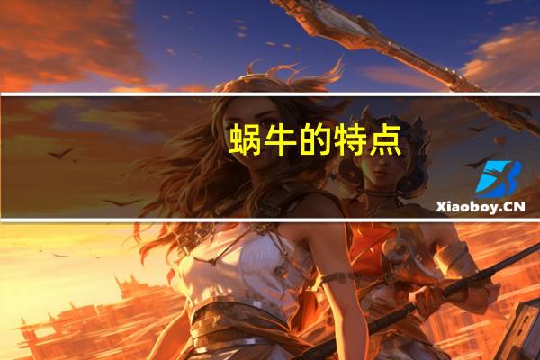 蜗牛的特点