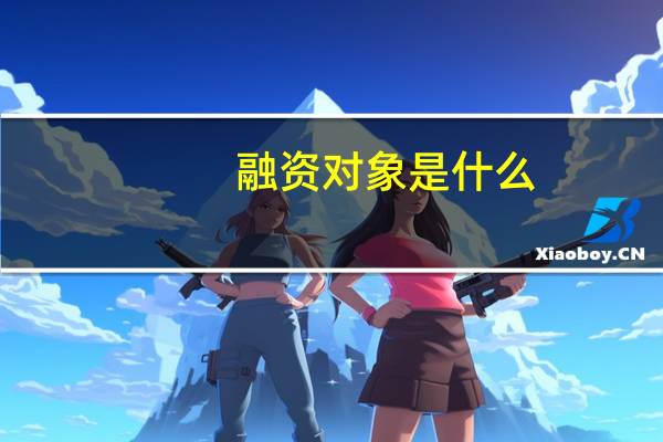 融资对象是什么