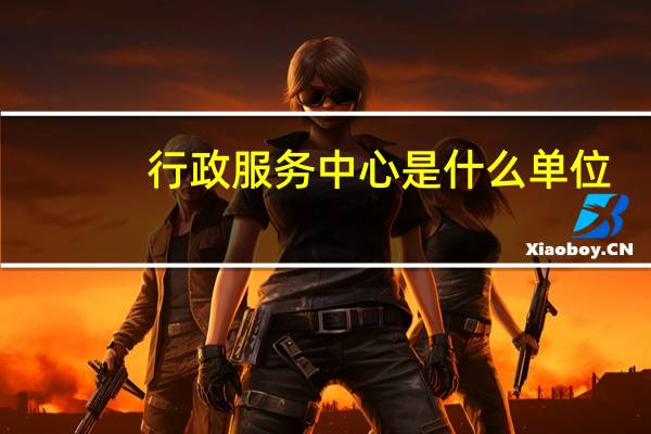 行政服务中心是什么单位