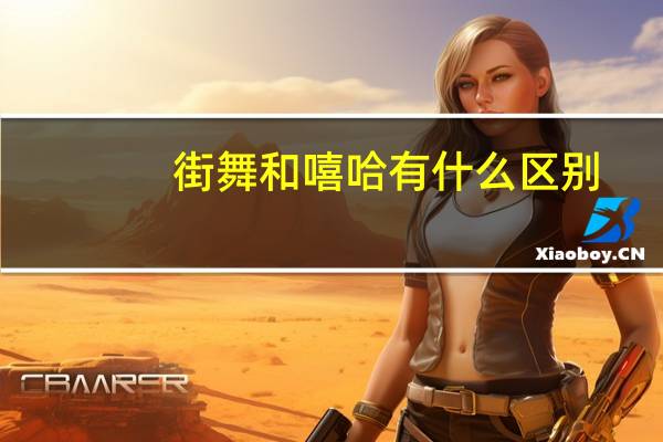 街舞和嘻哈有什么区别
