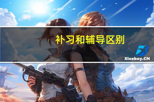 补习和辅导区别