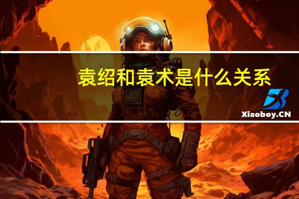 袁绍和袁术是什么关系