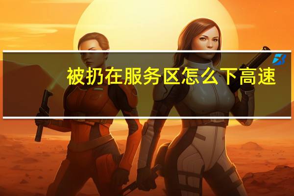 被扔在服务区怎么下高速