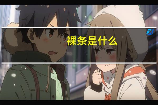 裸条是什么