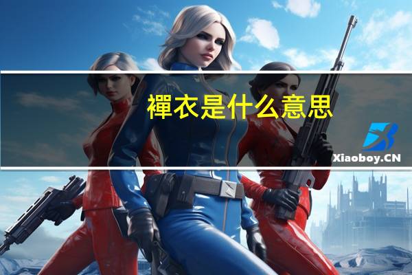 襌衣是什么意思