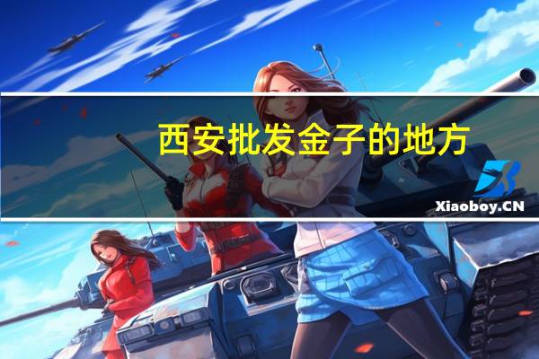 西安批发金子的地方