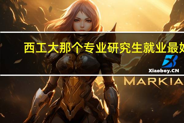 西工大那个专业研究生就业最好