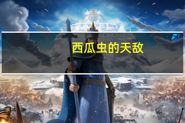 西瓜虫的天敌