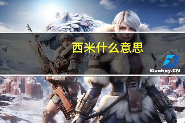 西米什么意思