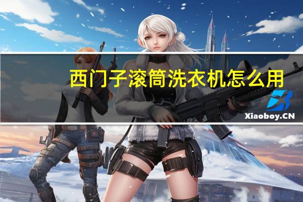 西门子滚筒洗衣机怎么用