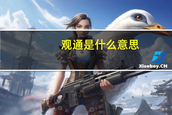 观通是什么意思