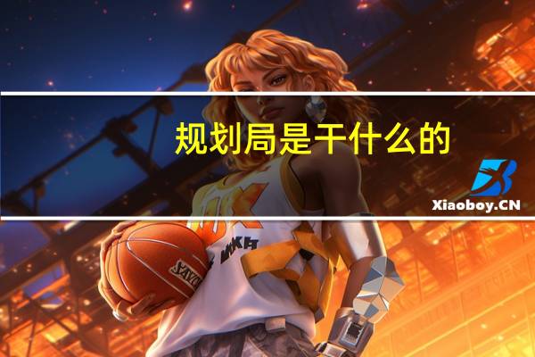 规划局是干什么的