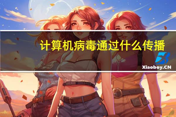 计算机病毒通过什么传播