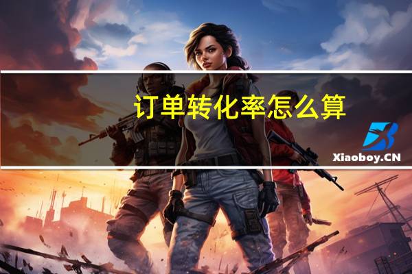 订单转化率怎么算