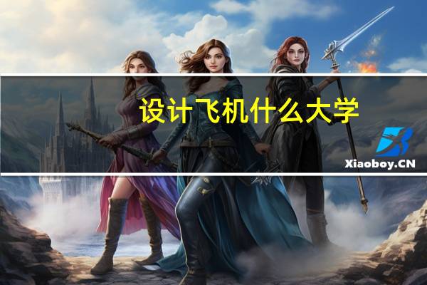 设计飞机什么大学