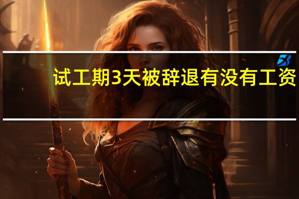 试工期3天被辞退有没有工资