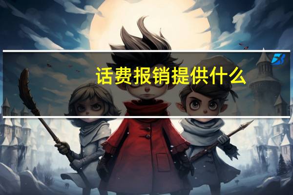 话费报销提供什么