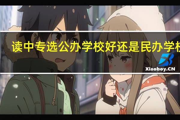 读中专选公办学校好还是民办学校好
