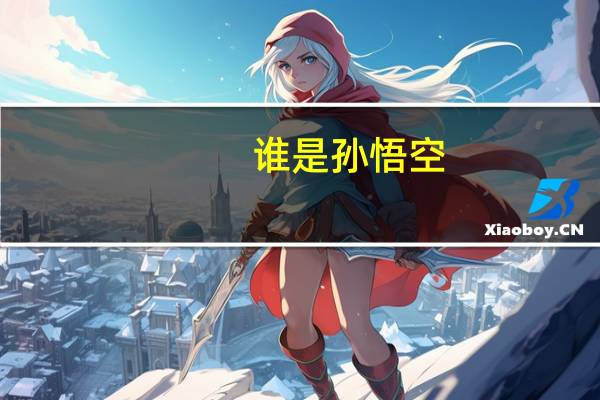谁是孙悟空