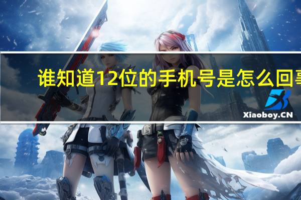 谁知道12位的手机号是怎么回事
