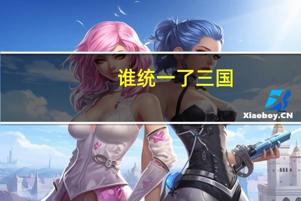 谁统一了三国