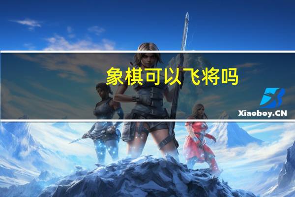 象棋可以飞将吗