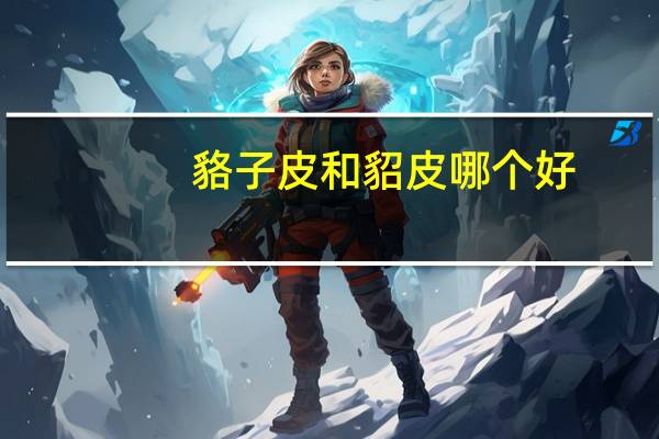 貉子皮和貂皮哪个好