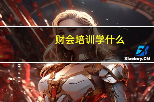 财会培训学什么
