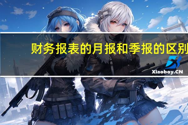 财务报表的月报和季报的区别