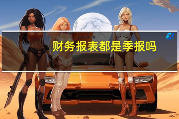 财务报表都是季报吗