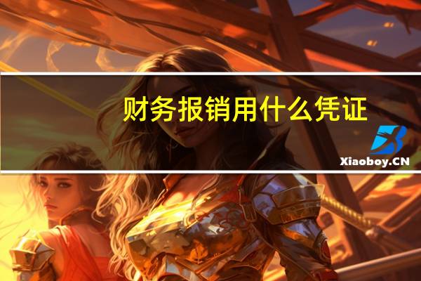 财务报销用什么凭证