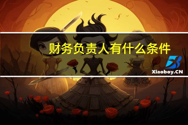 财务负责人有什么条件