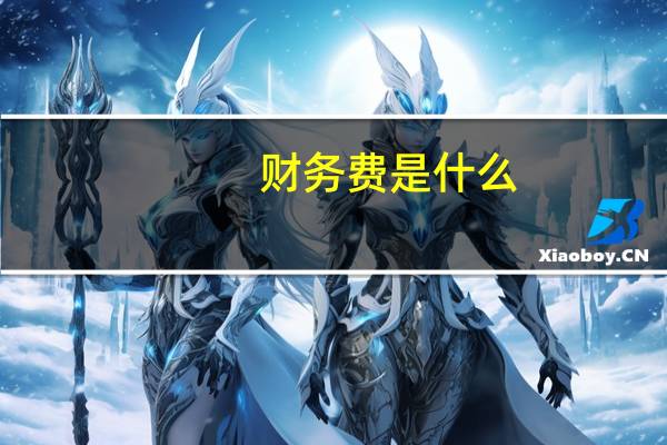 财务费是什么