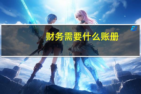财务需要什么账册