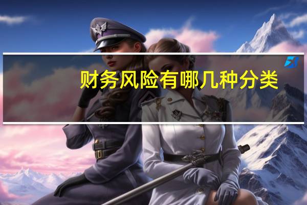 财务风险有哪几种分类