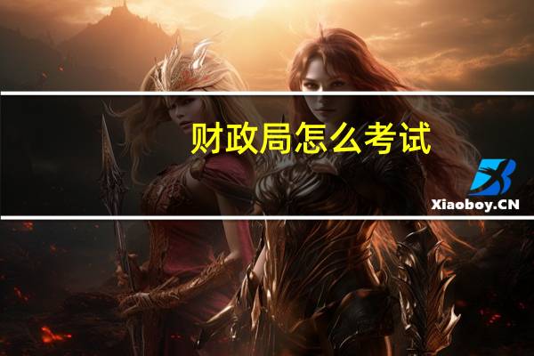 财政局怎么考试