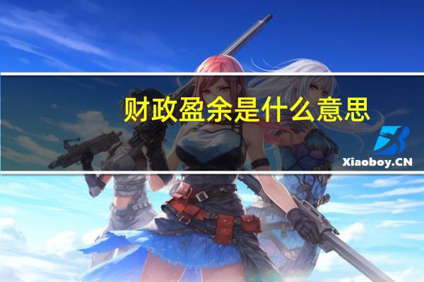 财政盈余是什么意思