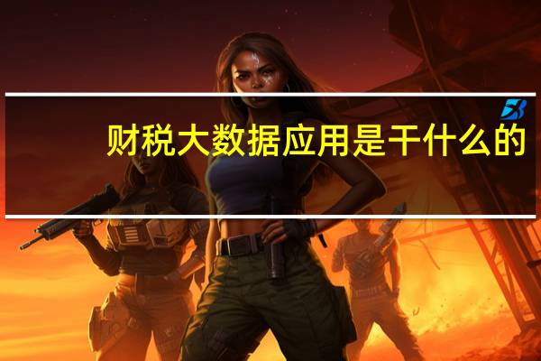 财税大数据应用是干什么的