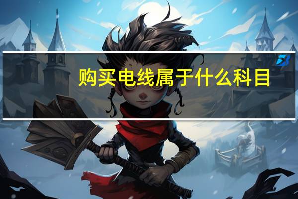 购买电线属于什么科目