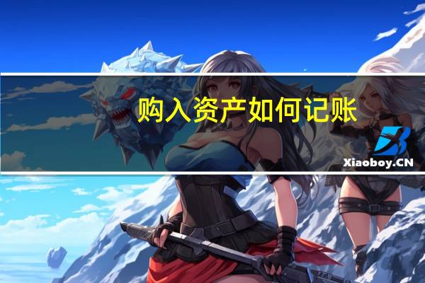 购入资产如何记账