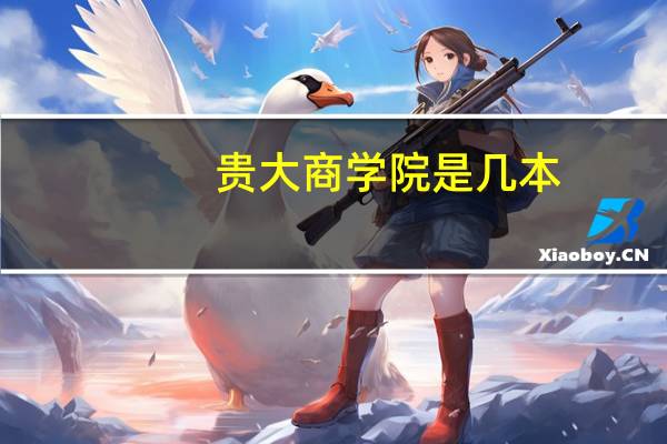 贵大商学院是几本
