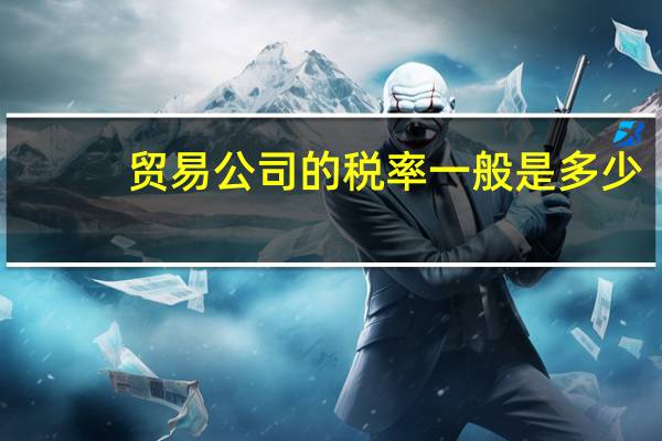 贸易公司的税率一般是多少