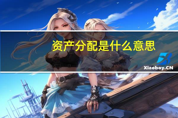 资产分配是什么意思