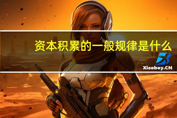 资本积累的一般规律是什么