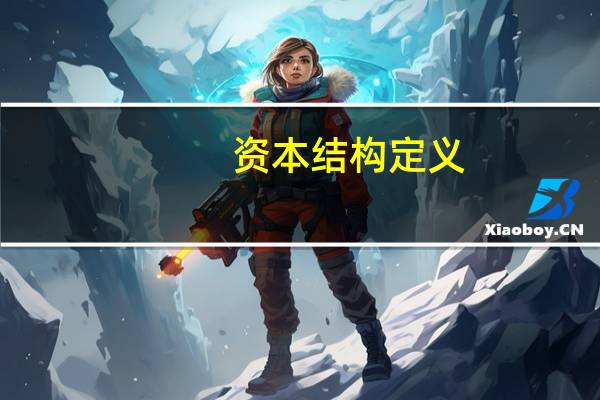 资本结构定义