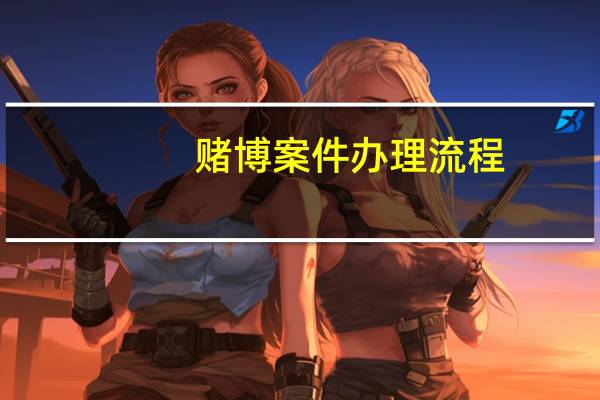 赌博案件办理流程