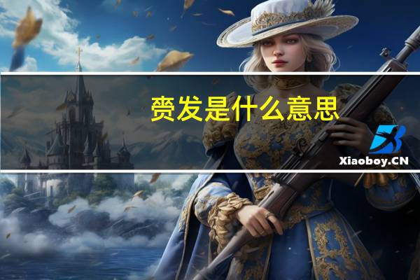 赍发是什么意思