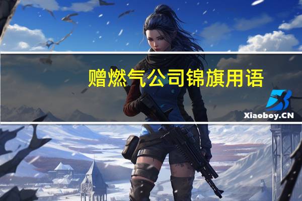 赠燃气公司锦旗用语